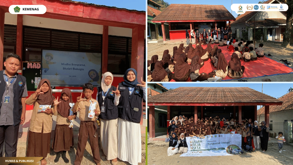 KKN Kelompok 89 UIN Siber Syekh Nurjati Cirebon memberikan edukasi dan praktik wudhu serta salat kepada siswa sekolah dasar