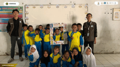 Kegiatan edukasi anti bullying mahasiswa KKN Kelompok 51 di SD Negeri 1 Panguragan Lor