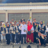 Mahasiswa KKN 38 UIN Siber Syekh Nurjati Cirebon bersama KKNT IPB University, Pemerintah Desa Jatimerta, Karang Taruna, dan PKK melakukan penanaman bibit pohon dalam aksi penghijauan desa