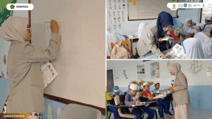 Mahasiswa KKN Internasional UIN SSC mengenalkan Bahasa Indonesia kepada siswa di Pattani Thailand