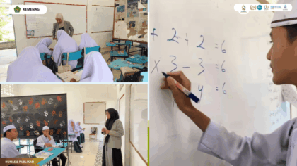 Mahasiswa KKN Internasional UIN Siber Cirebon mengajar matematika di Thailand
