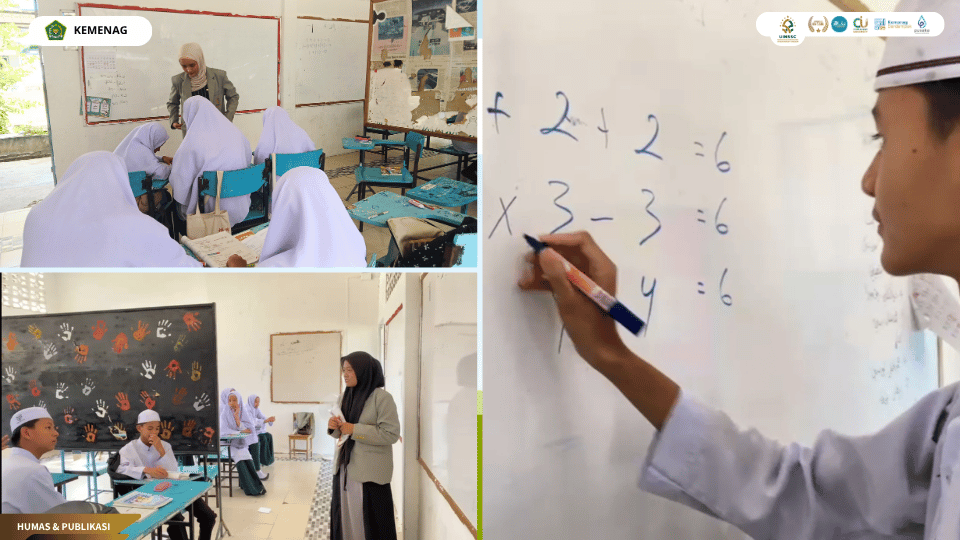 Mahasiswa KKN Internasional UIN Siber Cirebon mengajar matematika di Thailand