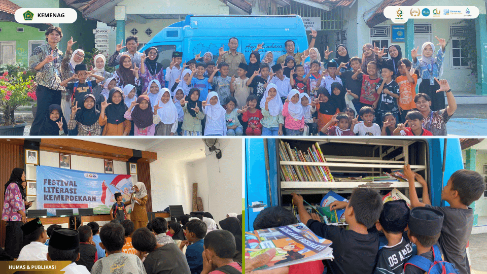 Mahasiswa KKN Kelompok 18 UIN Siber Cirebon membuka Festival Literasi Kemerdekaan di Desa Sidamulya