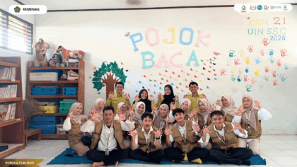 Mahasiswa KKN Kelompok 21 UIN Siber Cirebon membuka Pojok Baca di SDN 3 Buntet