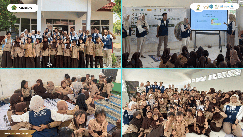 Mahasiswa KKN Kelompok 30 UIN Siber Syekh Nurjati Cirebon memberikan edukasi anti-bullying kepada siswa SDN 2 Setupatok.