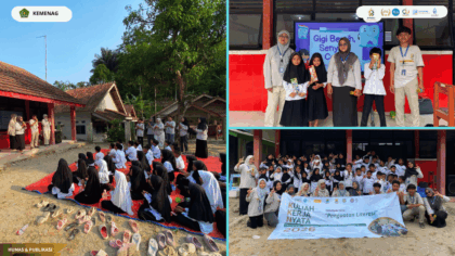 Mahasiswa KKN Kelompok 89 UIN Siber Syekh Nurjati Cirebon memberikan edukasi kesehatan gigi kepada siswa SDN 3 Cipanas.