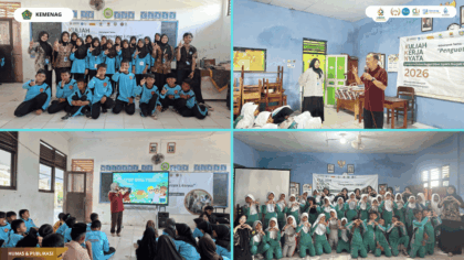 Mahasiswa KKN bersama siswa SDN 1 dan SDN 3 Astanalanggar dalam kegiatan edukasi anti bullying