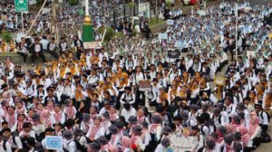 Mahasiswa baru UIN Siber Syekh Nurjati Cirebon mengikuti rangkaian PBAK 2026