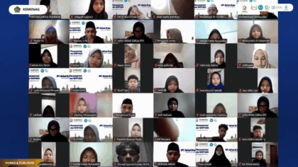Pelaksanaan Placement Test mahasiswa baru UIN Siber Cirebon melalui Zoom Meeting