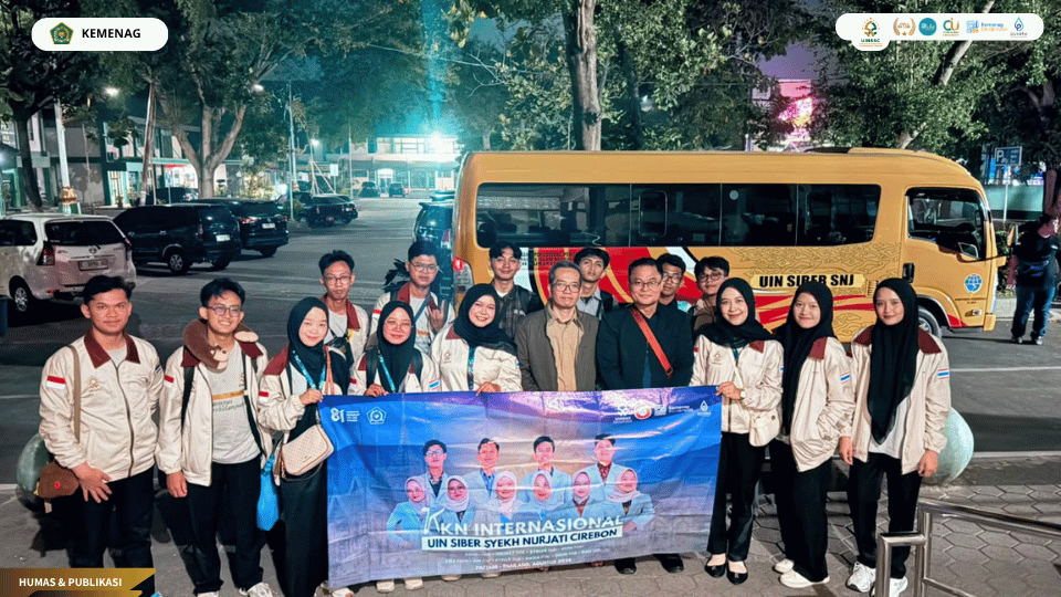 Pelepasan 10 mahasiswa KKN Internasional UIN Siber Cirebon 2026 ke Pattani Thailand