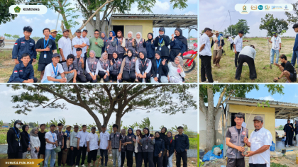 Perangkat desa, tokoh agama, dan masyarakat Desa Jagapura Lor menanam 69 bibit trembesi sebagai upaya penghijauan dan pelestarian lingkungan.
