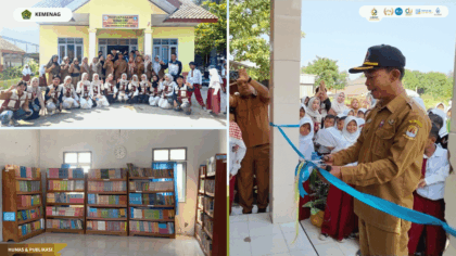 Peresmian Perpustakaan Berkah Ilmu SD Negeri 1 Losari Kidul oleh KKN 03 UIN SSC