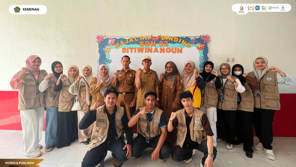 Peresmian pengaktifan kembali Perpustakaan SDN 2 Sitiwinangun oleh KKN Kelompok 36 UIN Siber Syekh Nurjati Cirebon.