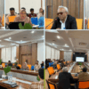Rapat persiapan akhir Wisuda V, Pengukuhan 7 Guru Besar, dan Dies Natalis ke-61 UIN Siber Syekh Nurjati Cirebon di Ruang Senat Gedung Rektorat.