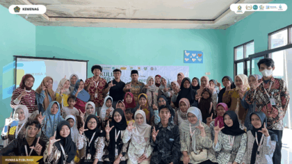 Seminar literasi KKN Kelompok 25 UIN Siber Cirebon di MIS NU Miftahul Huda