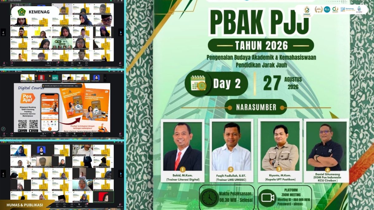 Hari Kedua PBAK 2026, UIN Siber Cirebon Bekali Mahasiswa PJJ dengan Keterampilan Digital