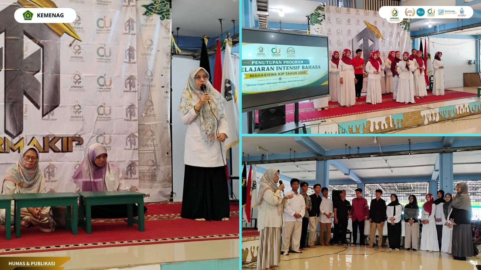300 Mahasiswa KIP Kuliah UIN Siber Cirebon Unjuk Kemampuan Bahasa Arab dan Inggris di Pentas Seni