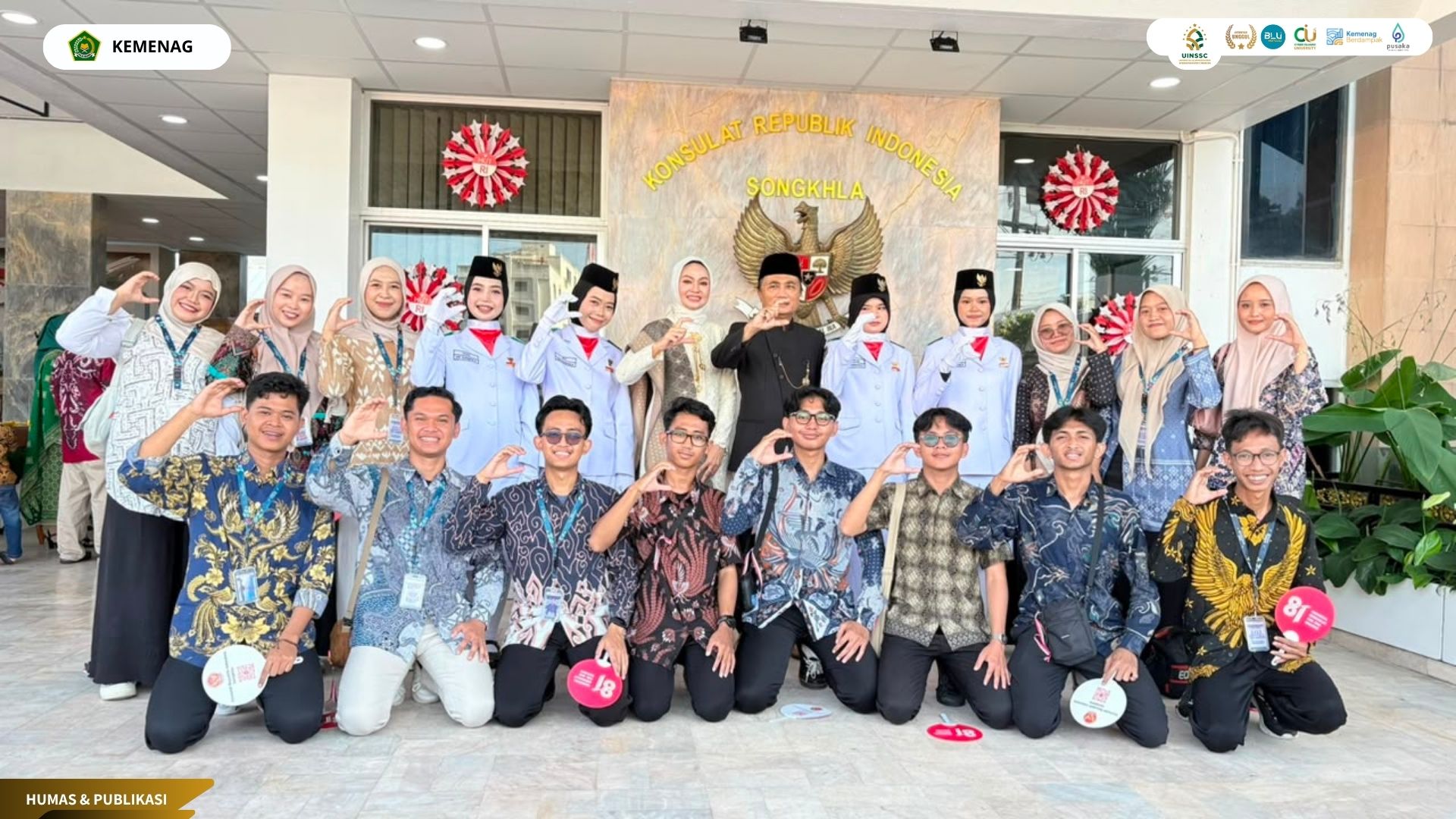 Dari Songkhla untuk Indonesia: KKN Internasional UIN Siber Cirebon Kibarkan Semangat Kemerdekaan di Thailand