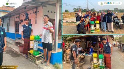 KKN 144 UIN Siber Cirebon Sediakan 20 Tempat Sampah di Desa Palir, Dorong Warga Peduli Lingkungan