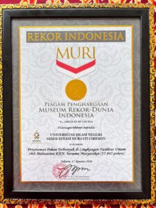 17.845 Pohon Jadi Kado Kemerdekaan, UIN Siber Cirebon Raih Rekor MURI