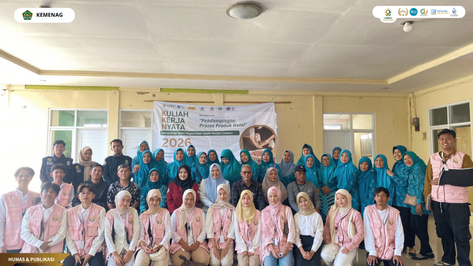 Workshop pendampingan produk halal KKN 100 UIN Siber Cirebon bersama pelaku UMKM Desa Sutawinangun