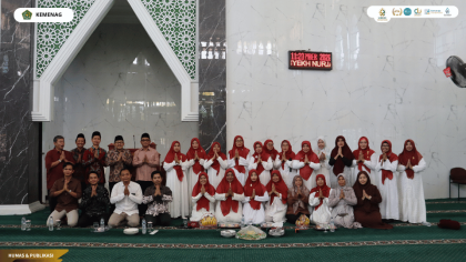 DWP UIN Siber Syekh Nurjati Cirebon menyelenggarakan peringatan Maulid Nabi Muhammad SAW 1448 H di Masjid Al-Jami’ah.