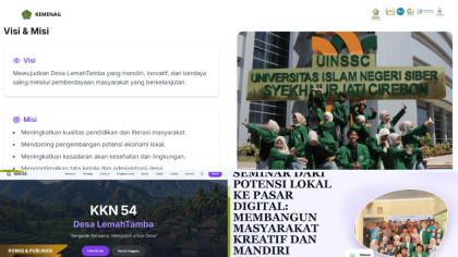 Launching website Desa Lemahtamba oleh KKN Kelompok 54 UIN Siber Syekh Nurjati Cirebon