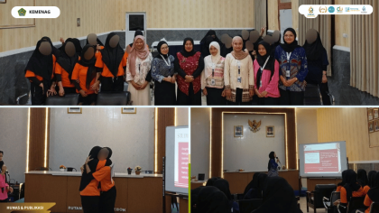 Mahasiswa BKI UIN Siber Cirebon melaksanakan bimbingan mental bagi WBP perempuan di Rutan Kelas I Cirebon.