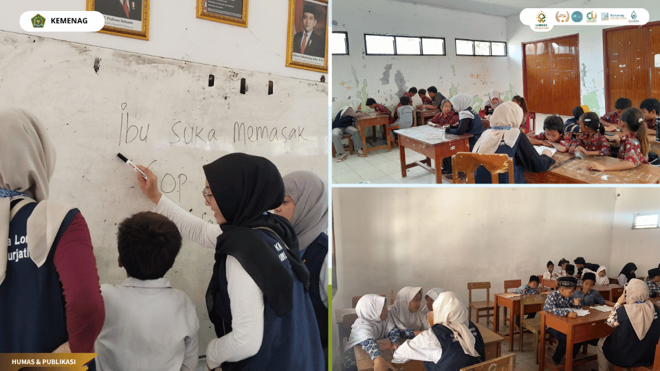 Mahasiswa KKN 78 UIN Siber mendampingi siswa dalam program kelas tambahan di Japura Lor