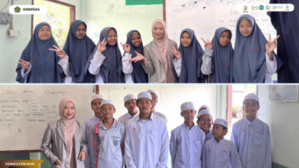 Mahasiswa KKN Internasional UIN Siber memberikan edukasi literasi digital di Thailand