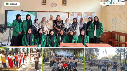 Mahasiswa PLP UIN Siber Cirebon terlibat dalam kegiatan PERSAMI SMPN 1 Plered.