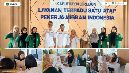 Mahasiswa PPL BKI UIN Siber Cirebon memberikan pendampingan layanan konseling bagi CPMI di MRC LTSA Kota Cirebon.