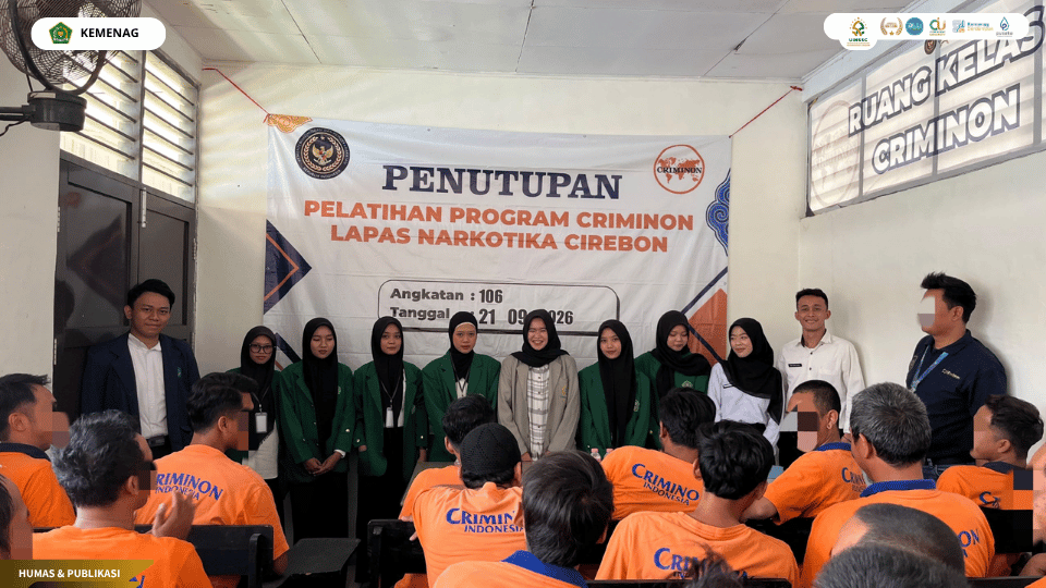 Mahasiswa PPL UIN Siber Cirebon mengikuti penutupan Program CRIMINON Angkatan 106