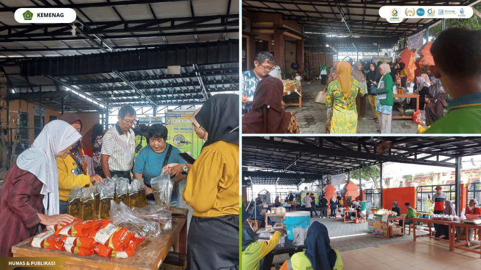 Mahasiswa PPL UIN Siber mengikuti kegiatan MALL UKM KLEMPRAKAN di Kelurahan Pekiringan Cirebon.