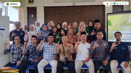 Pembukaan PLP UIN Siber Syekh Nurjati Cirebon di SMPN 1 Lemahabang
