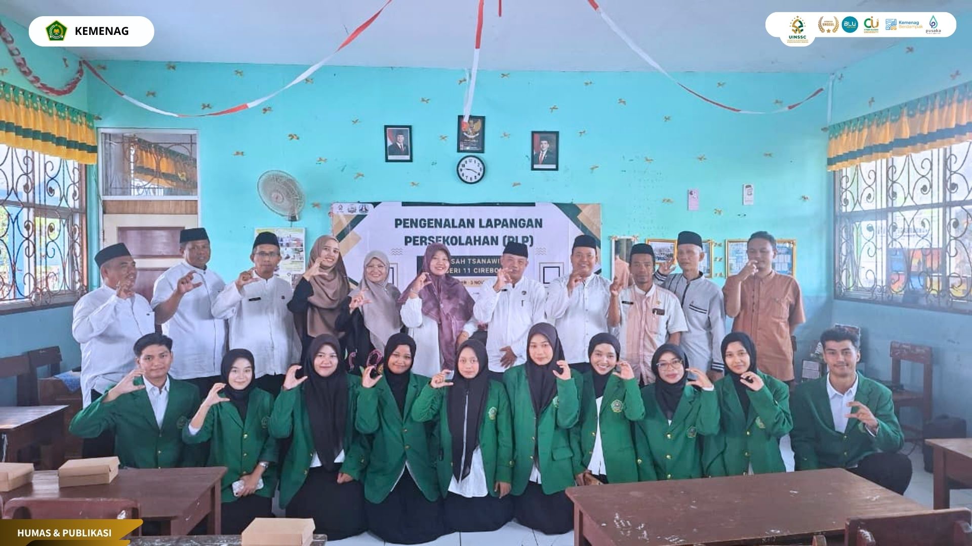 10 Mahasiswa PLP FITK UIN Siber Cirebon Siap Mengabdi di MTs Negeri 11 dengan Semangat Kurikulum Berbasis Cinta