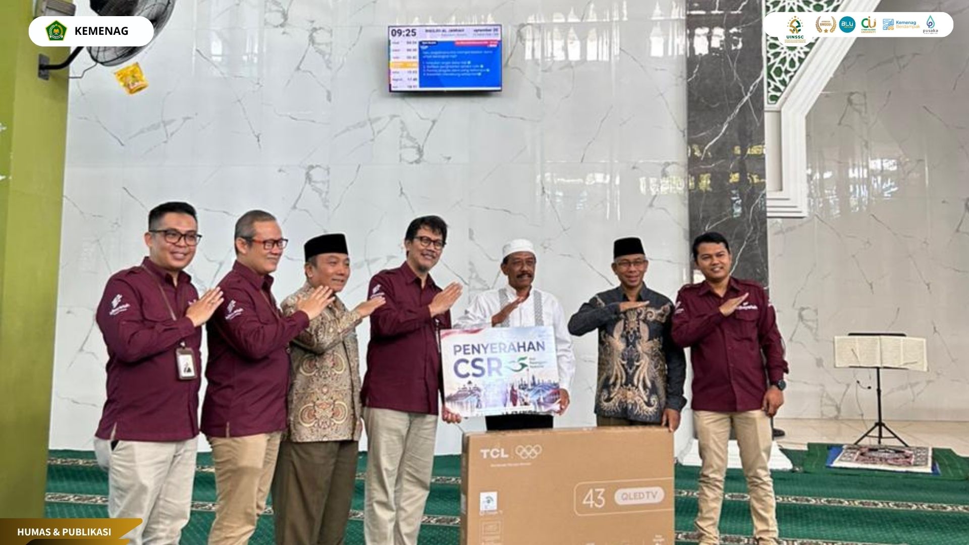 “Menebar Manfaat, BJBS Dukung Aktivitas Masjid Al-Jami’ah UIN Siber Cirebon”