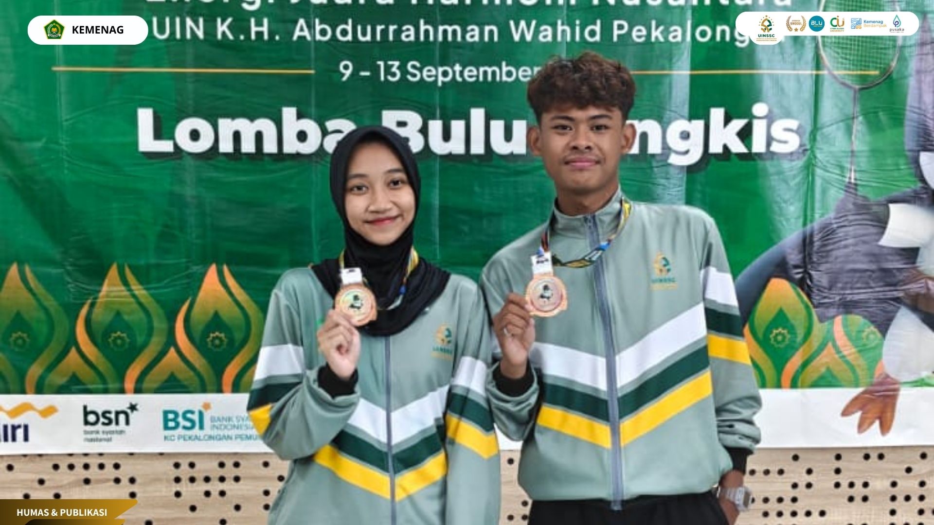 Ganda Campuran UIN Siber Cirebon Tembus Podium PORSI Jawara II, Fathir-Jihan Raih Juara III Nasional