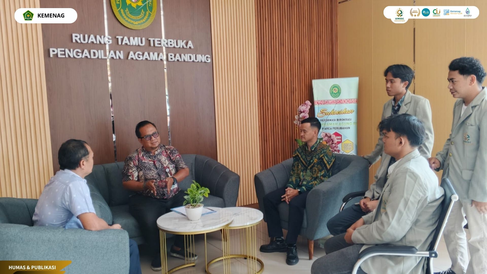 Monev PPL di Pengadilan Agama Bandung, Fasya UIN Siber Cirebon Pastikan Mahasiswa Siap Hadapi Praktik Hukum