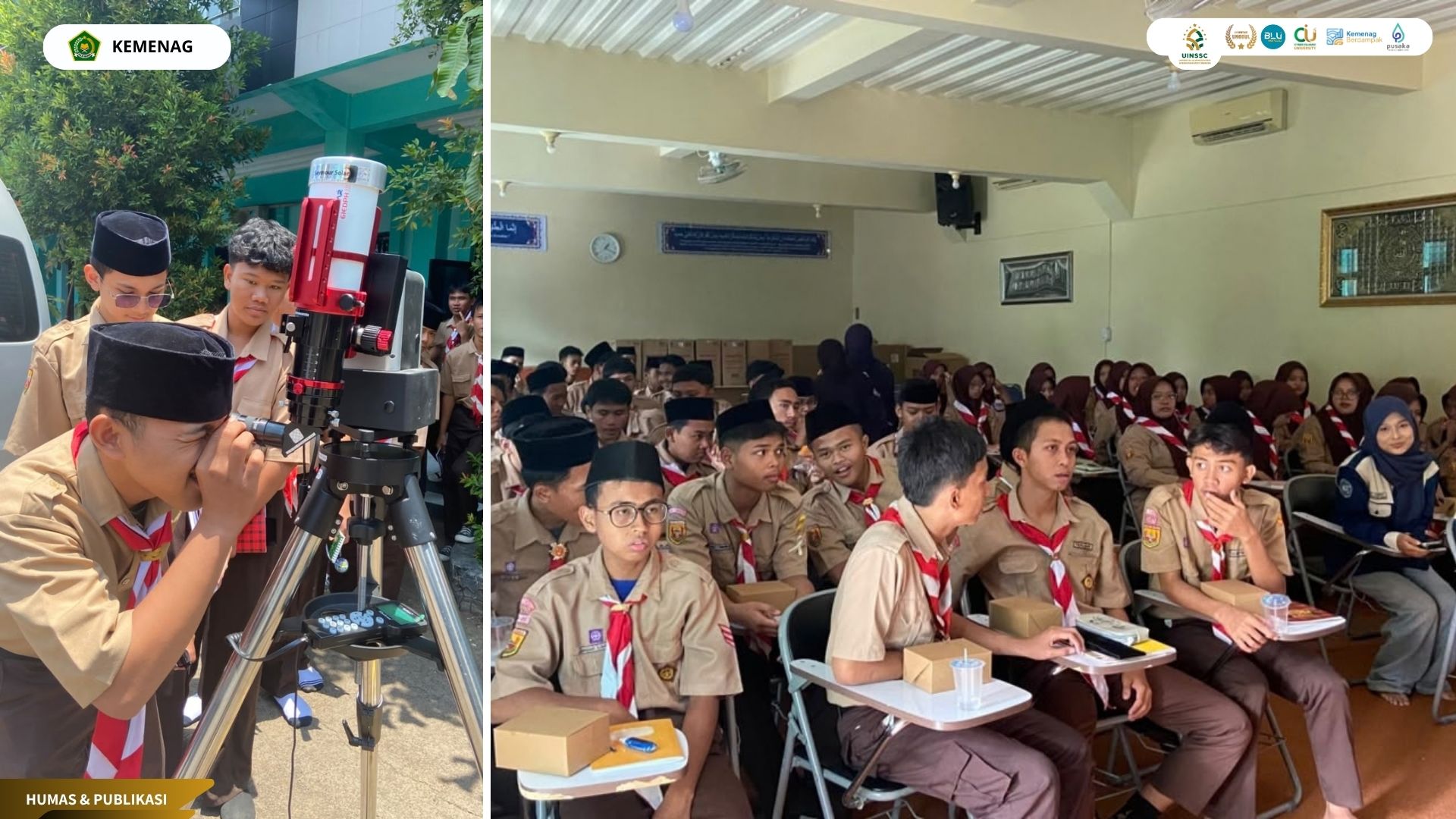 Falak Goes to School, UIN Siber Cirebon Ajak Siswa MAN 1 Cirebon Jelajahi Langit