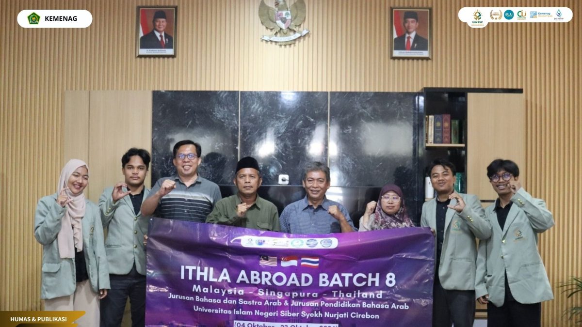 Rektor UIN Siber Cirebon Lepas 4 Mahasiswa Ikuti ITHLA Abroad Batch 8 di Tiga Negara