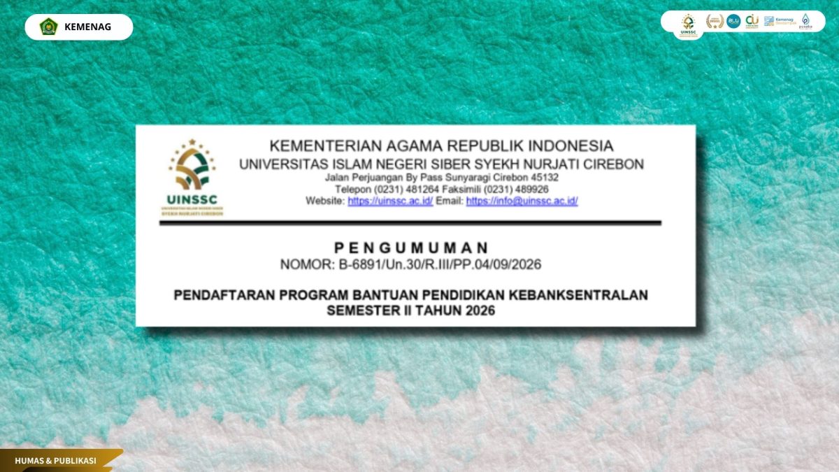 Pengumuman Pendaftaran Program Bnatuan Pendidikan Kebanksentralan Semester II Tahun 2026