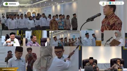 Tonggak Sejarah Baru: Pengukuhan Pengurus Cabang IPRAHUMAS Kemenag Pertama Digelar Sekaligus Perkuat Kompetensi SDM Kehumasan