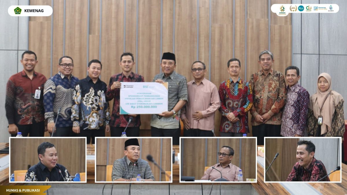 UIN Siber Syekh Nurjati Cirebon Terima Penyaluran CSR dari PT Bank Syariah Indonesia (BSI) untuk Perkuat Sinergi Pendidikan