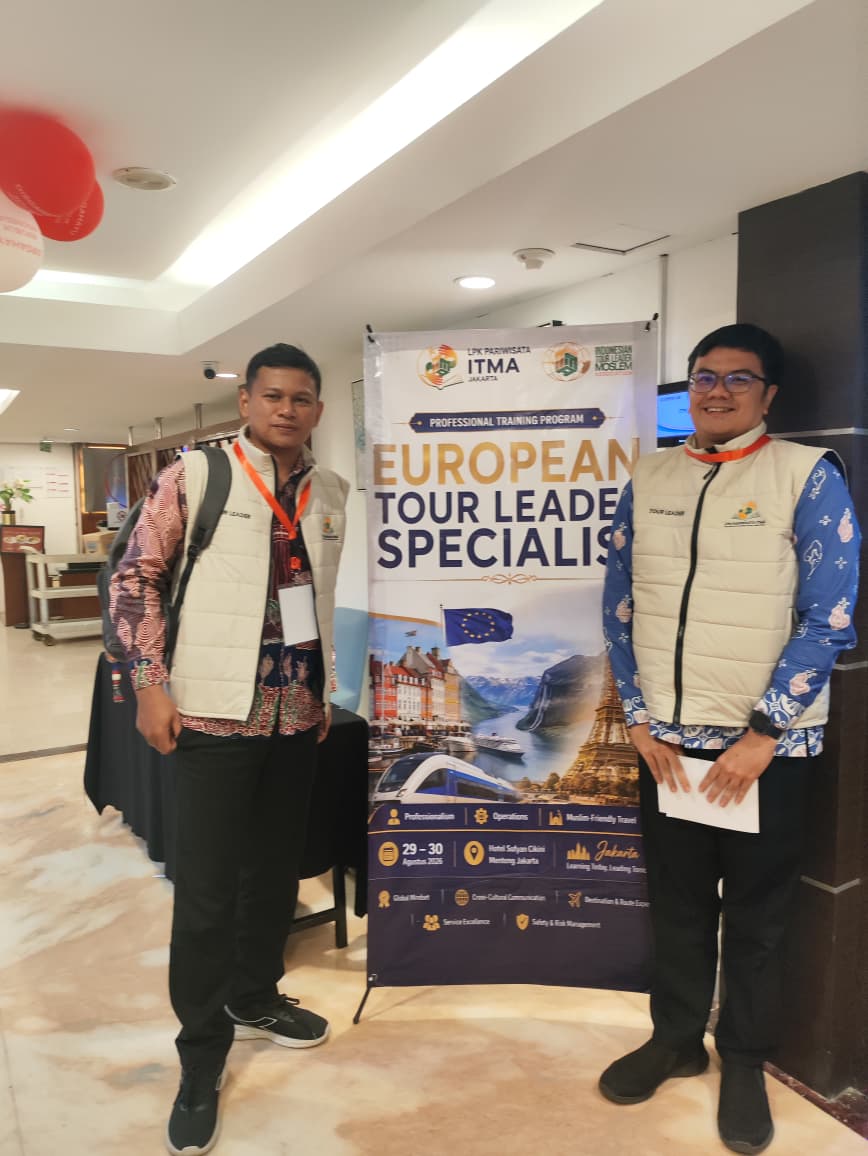 Dua dosen Pariwisata Syariah UIN Siber mengikuti pelatihan European Tour Leader Specialist di Jakarta