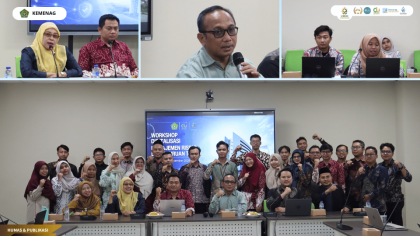 Workshop Digitalisasi Manajemen Risiko di Gedung Siber UIN Siber Syekh Nurjati Cirebon.