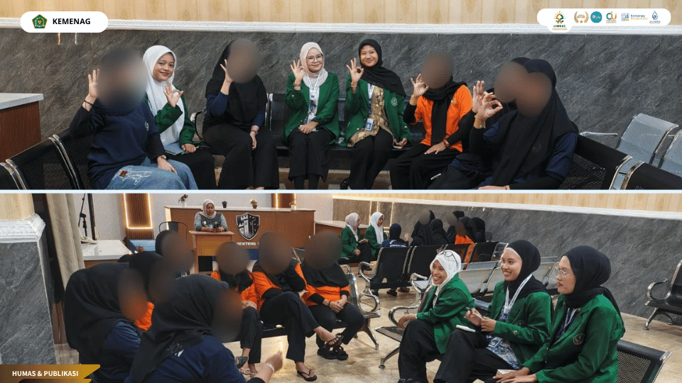 Mahasiswa BKI UIN Siber Cirebon melaksanakan konseling kelompok bagi WBP perempuan di Rutan Kelas I Cirebon.