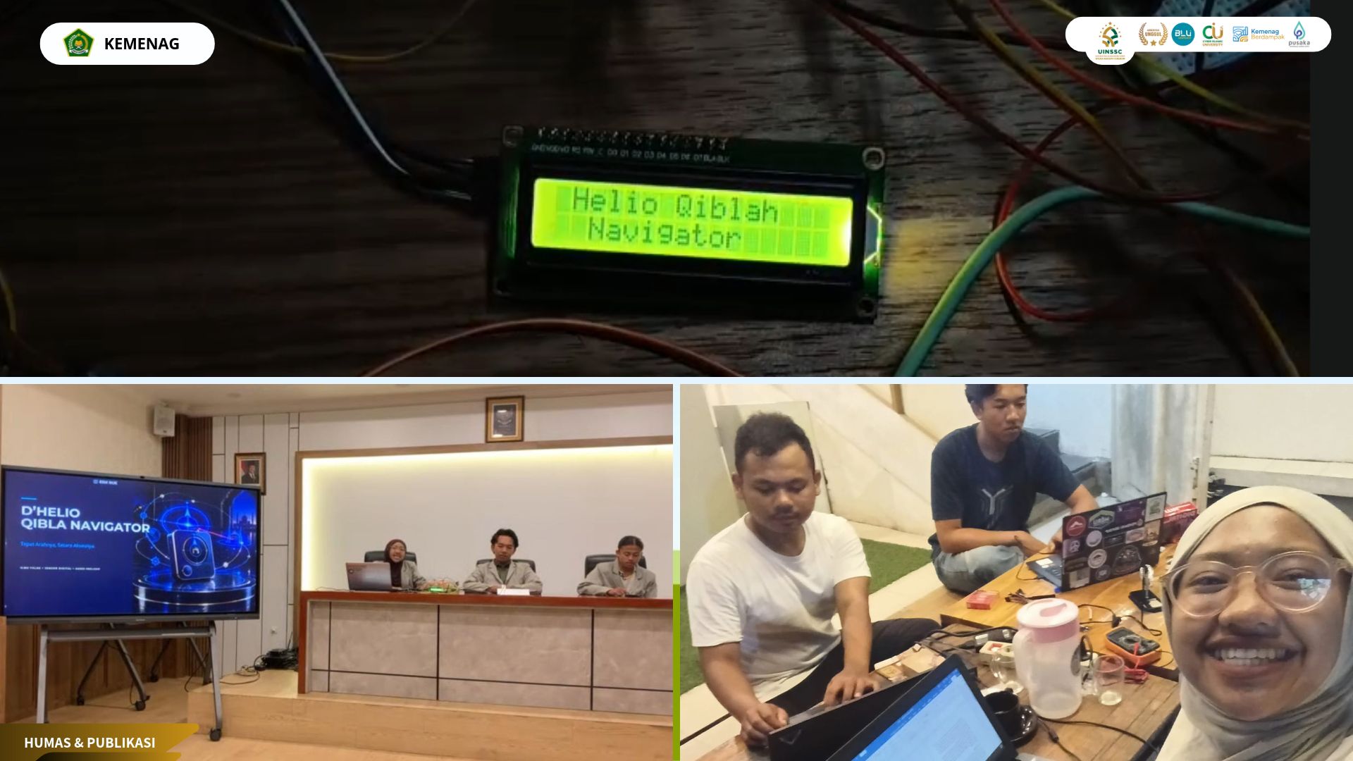 Mahasiswa Ilmu Falak UIN Siber Cirebon mengembangkan D’HELIO QIBLA NAVIGATOR untuk ajang OASE.
