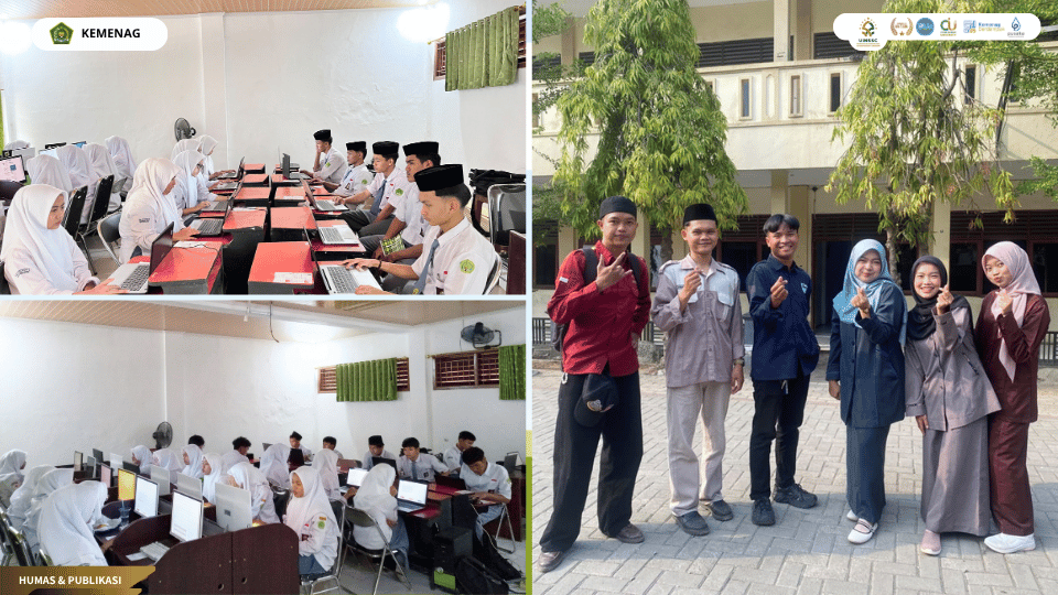 Mahasiswa PLP UIN Siber Cirebon mengikuti kegiatan Pembiasaan Bahasa Arab di MAS Nusantara Arjawinangun