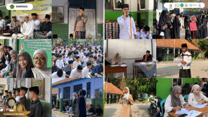 Mahasiswa PLP UIN Siber Cirebon terlibat dalam Peringatan Maulid Nabi Muhammad SAW di MTs Al-Anwar